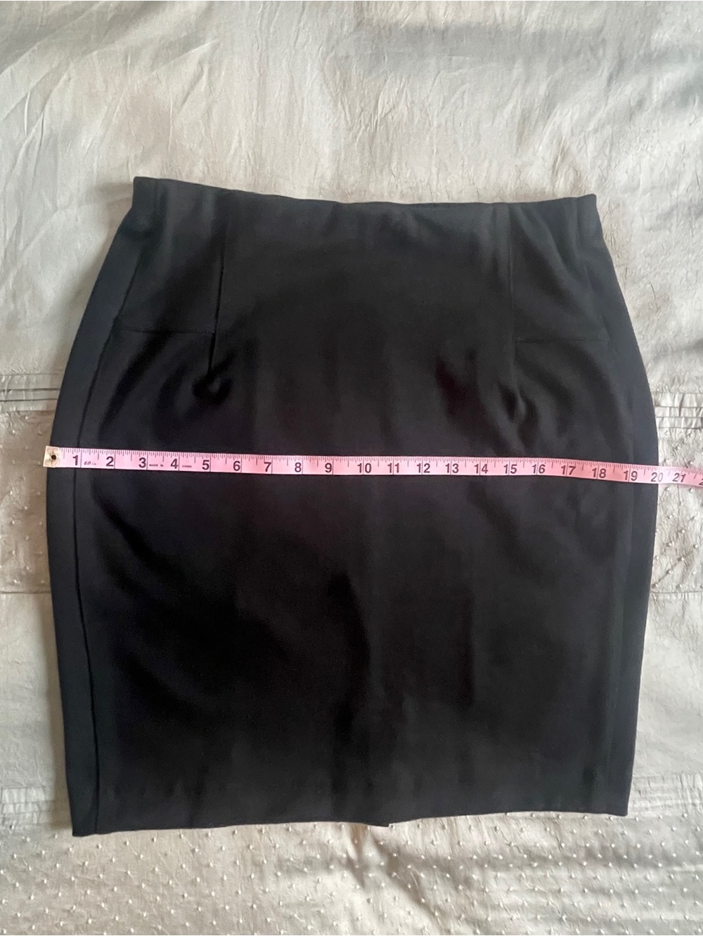 Valerie Bertinelli Classic Black Midi  Skirt  size 8